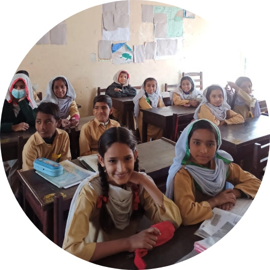 Brulée Beauty partnership with TCF Charity classroom